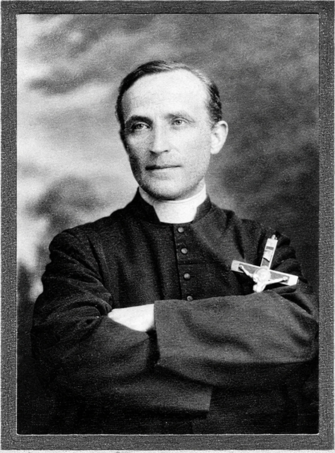 Ritratto restaurato di padre Auguste Tortellier