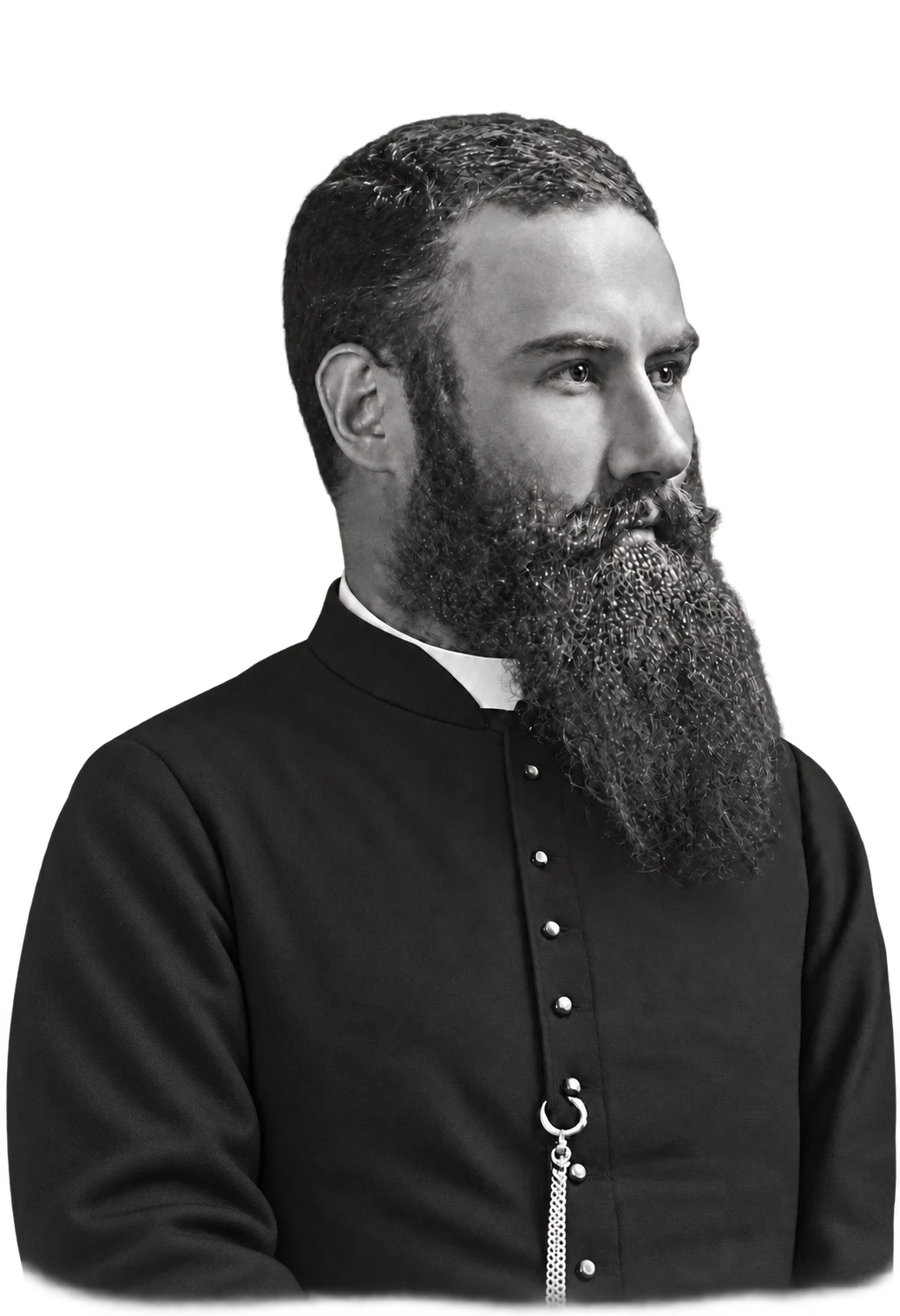 Portrait de profil de Jean Le Jollec